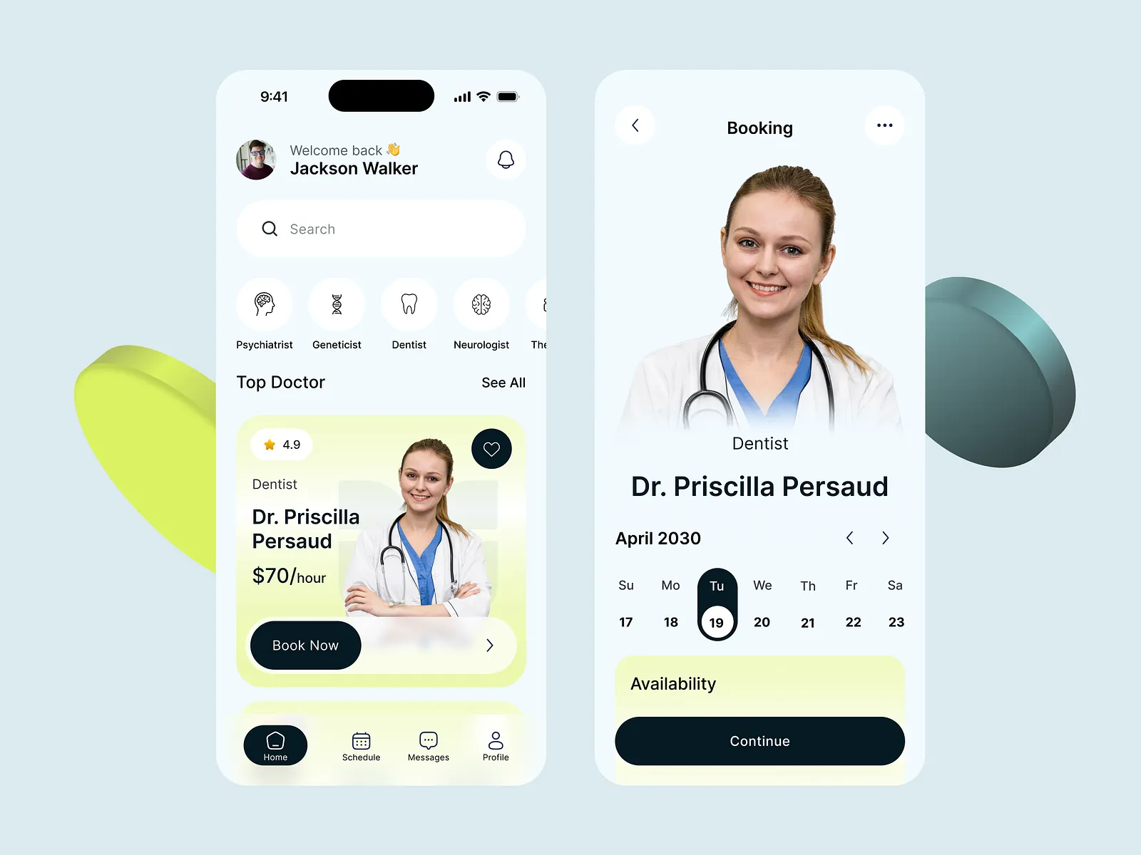 Agemda - Medical Clinic Interface