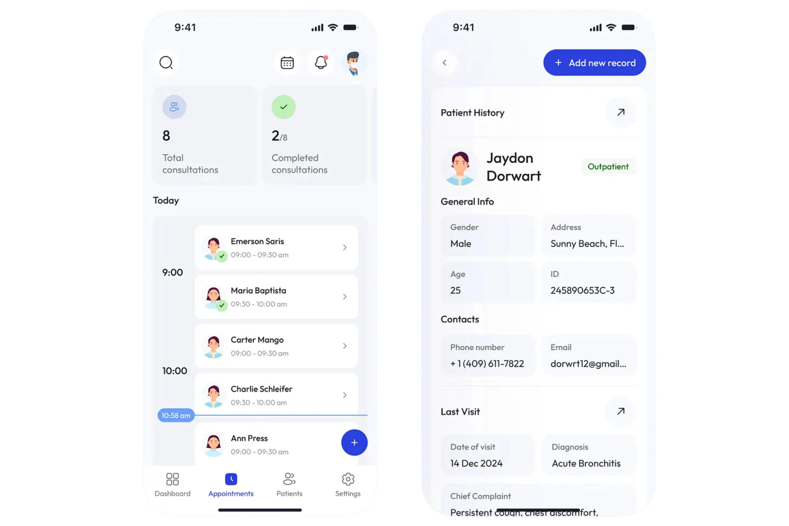 Advanced Booking Features Dashboard